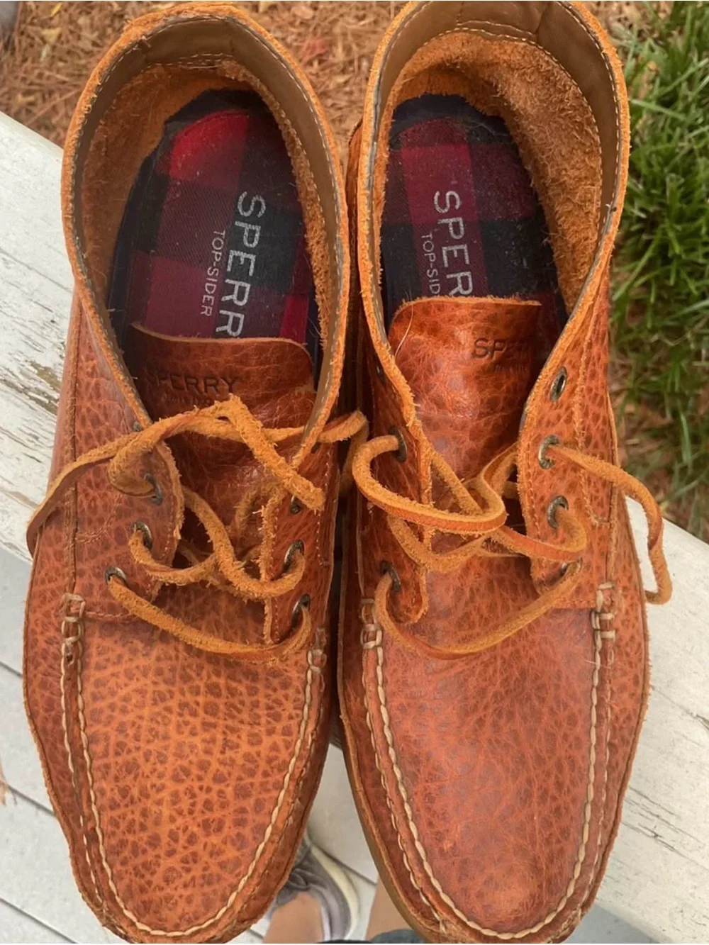 Sperry Chestnut Brown Leather Chukka Boots